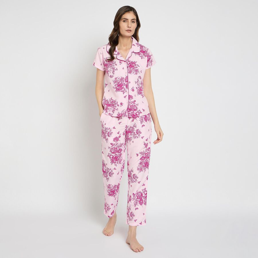 Ladies' Night Suit , Lilac, large image number null