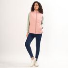 Women's Soft Pink High Neck Casual Jacket, Light Pink, small image number null