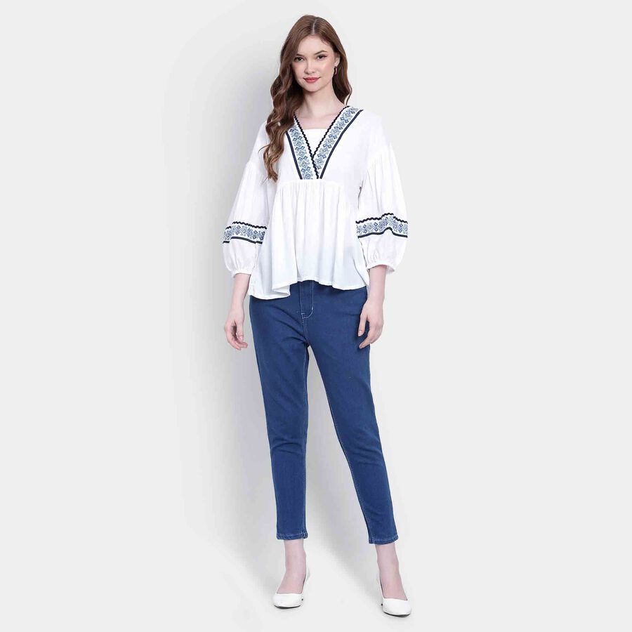 Solid Shirt, White, large image number null
