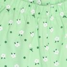 Girls' Shorts , हल्का हरा, small image number null