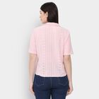 Ladies' Shirt, हल्का गुलाबी, small