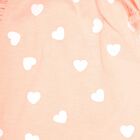 Girls All Over Print Shorts, Peach, small image number null