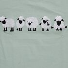 Girls' T-Shirt, हल्का हरा, small