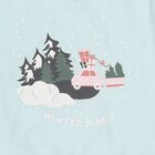 Infants' Light Baby Blue Crew Neck Graphic Sweatshirt, एक्वा, small image number null