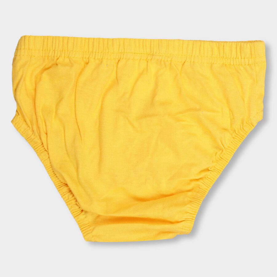 Boys' 100% Cotton Briefs , पीला, large image number null