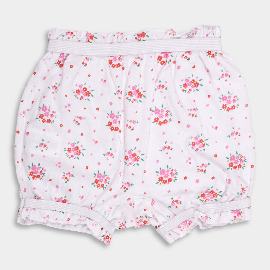Girls' Cotton Bloomer, सफ़ेद, large image number null