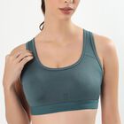 Ladies' Sports Bra, गहरा हरा, small image number null
