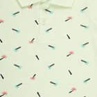 Infants' Light Sage Green Polo Neck Casual T-Shirt, हल्का हरा, small image number null