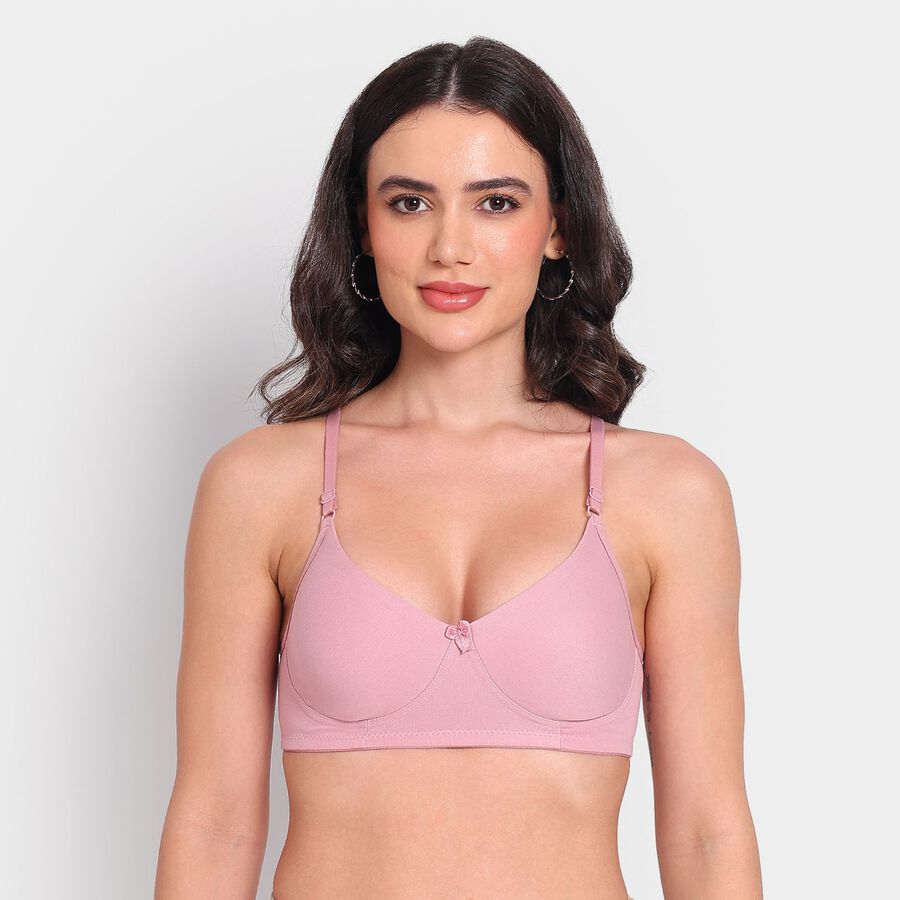 Ladies' Bra, Light Pink, large image number null