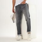 Women's Dark Indigo Slim Fit Five Pocket Jeans, Light Grey, small image number null
