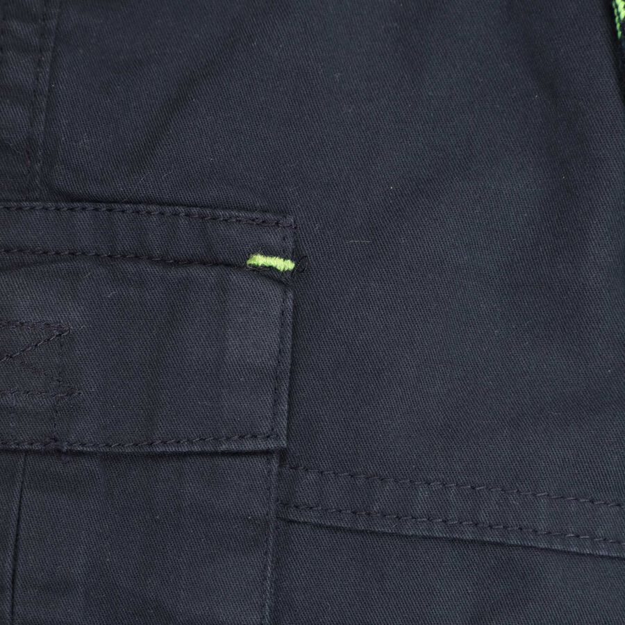Infants Cotton Solid Trousers, Navy Blue, large image number null