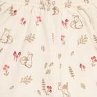 Infants Muted Cream Hoodie Casual Style Jump Suit, ऑफ व्हाइट, small image number null