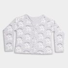 Infants' Light Grey V-Neck Casual T-Shirt, Melange Light Grey, small image number null