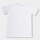 Boys' 100% Cotton Half Sleeves T-Shirt , White, small image number null