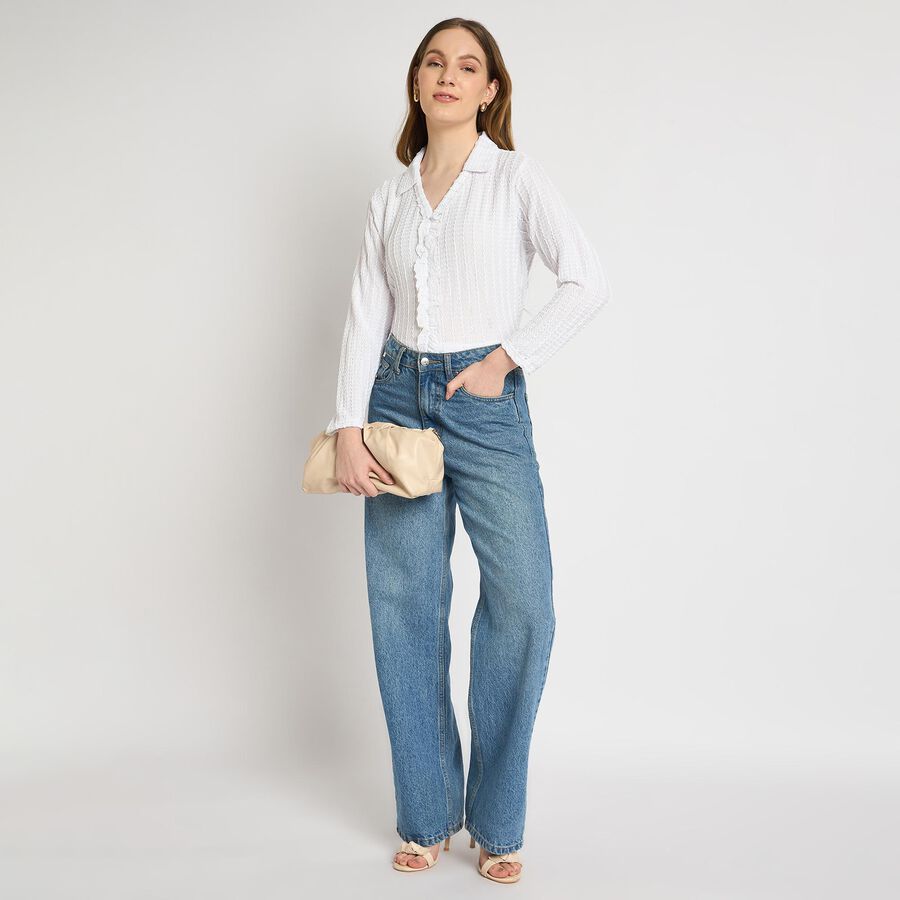 Ladies' Shirt , White, large
