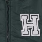 Boys Dark Green Varsity Jacket, Dark Green, small image number null