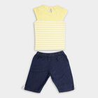 Infants'100% Cotton Capri Set, Yellow, small image number null