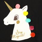 Girls' T-Shirt, Black, small
