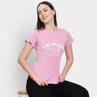 Ladies' Round Neck T-Shirt , Light Pink, small
