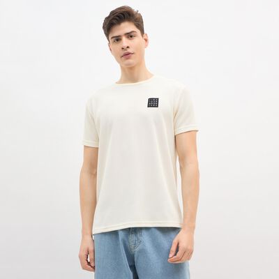 Men's Muted Emerald Green Crew Neck Athleisure Drifit T-Shirt
