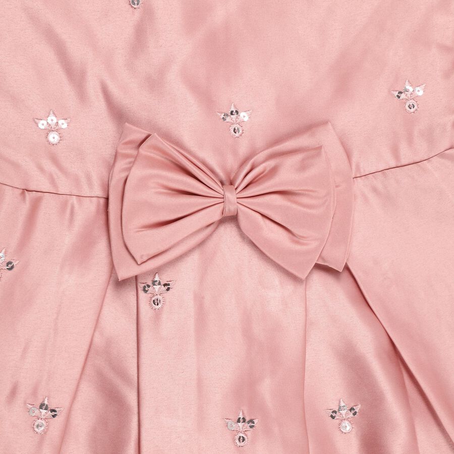 Girls' Frock, गुलाबी, large image number null