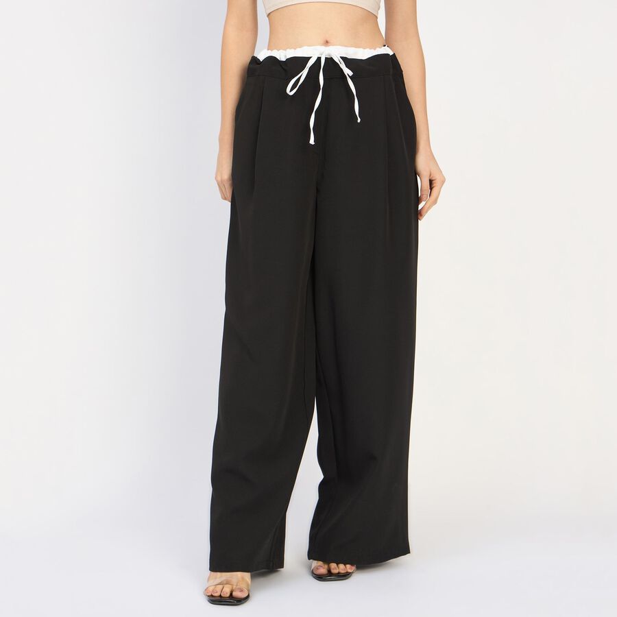 Ladies' Trousers, काला, large