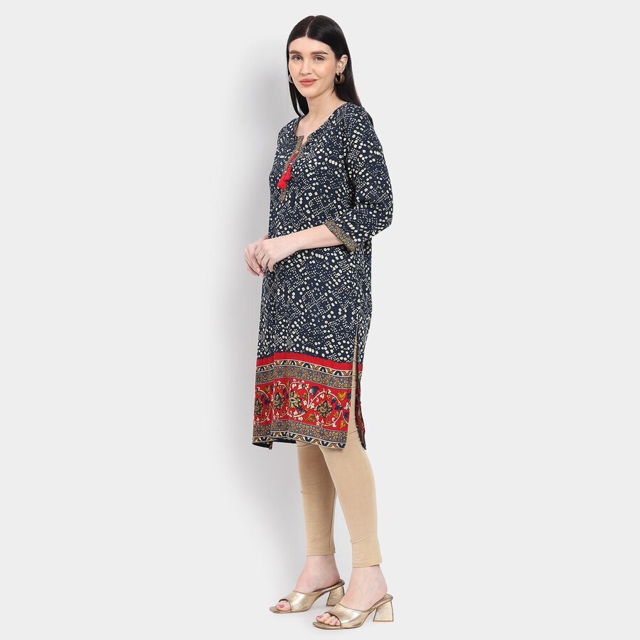 Ladies' Kurta , Dark Blue, large image number null