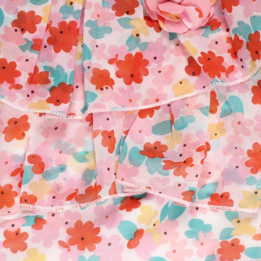 Girls' Top Skirt, हल्का गुलाबी, large image number null