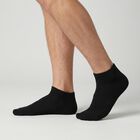 Men Ankle Length Regular Fit Pack of 3 Socks ( Black, Grey, Charcoal ), चारकोल, small