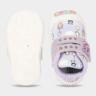 Girls' Purple Velcro Sneakers, Purple, small