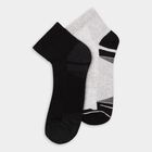 Men's Socks (Pack of 2), Melange Light Grey, small