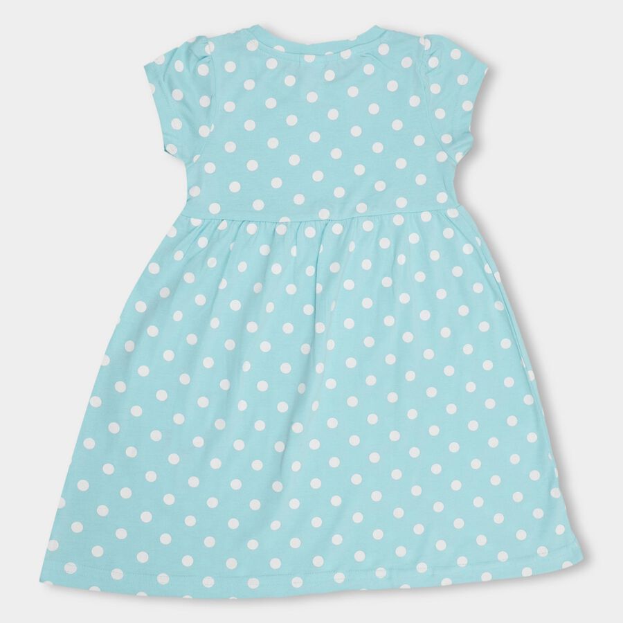 Girls' Frock , एक्वा, large image number null