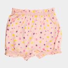 Girls' Pink Regular Fit Polka Dot Bloomers, हल्का गुलाबी, small