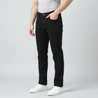 Men's Charcoal Regular Fit Stretchable Jeans, चारकोल, small