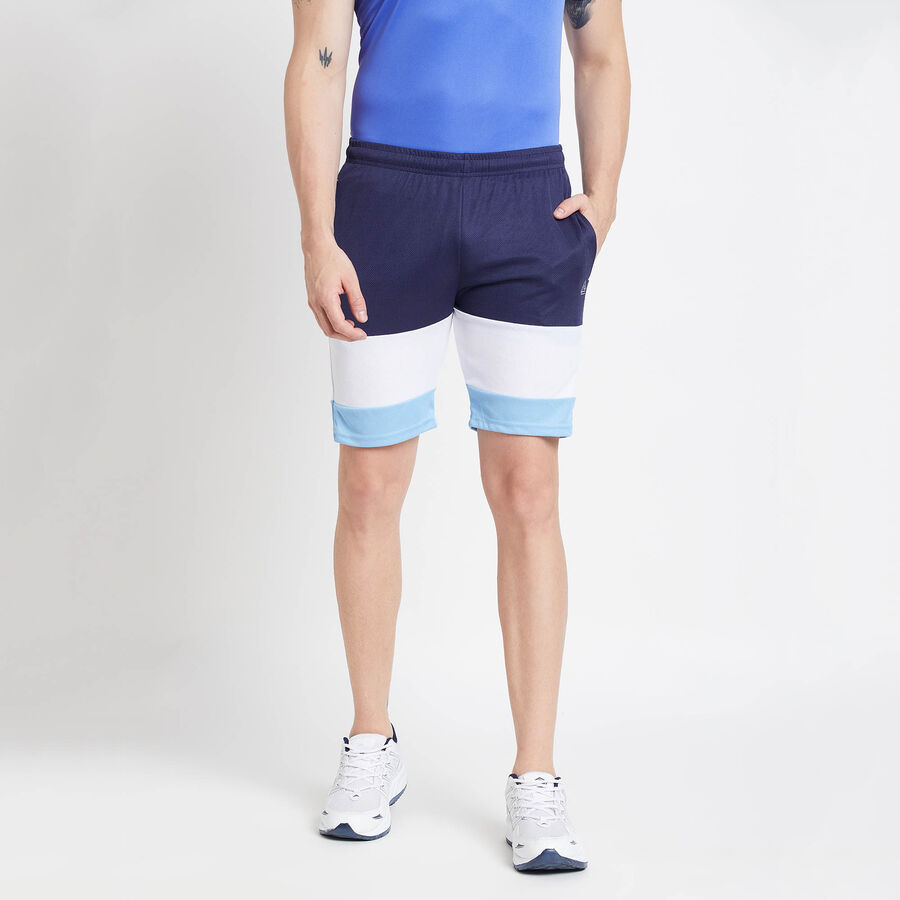 Cut & Sew Active Bermuda, Navy Blue, large image number null