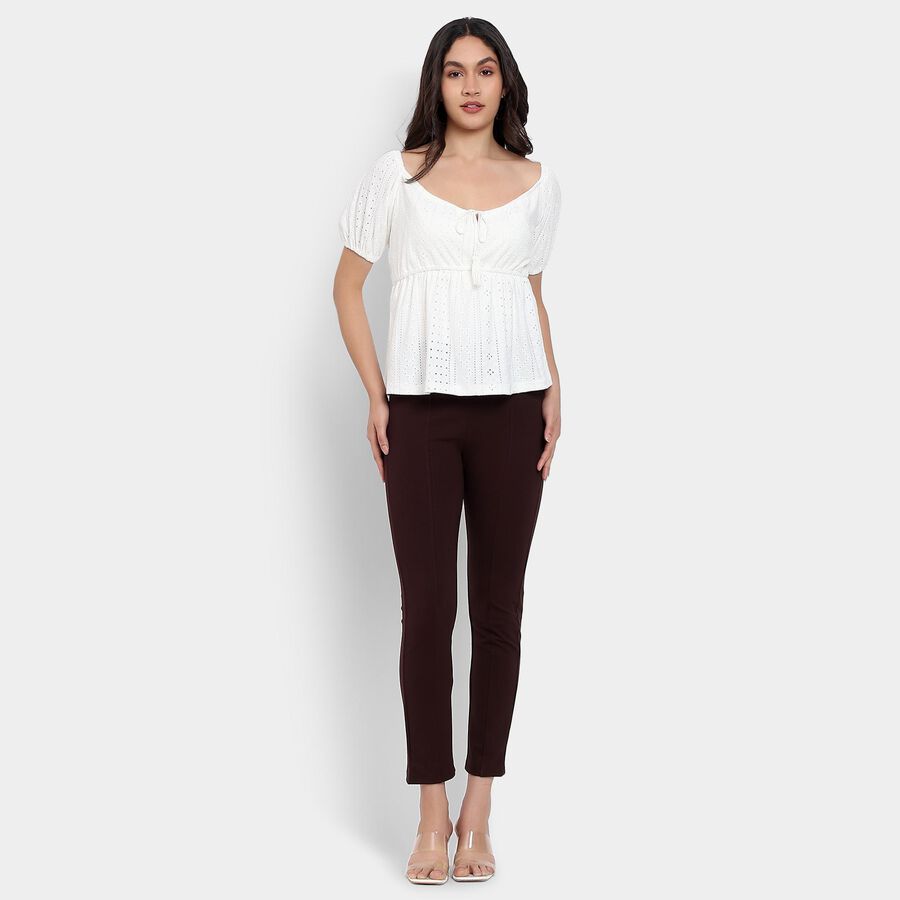 Ladies' Trousers, Brown, large