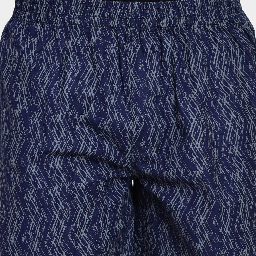 Men's Cotton Boxers, नेवी ब्लू, large