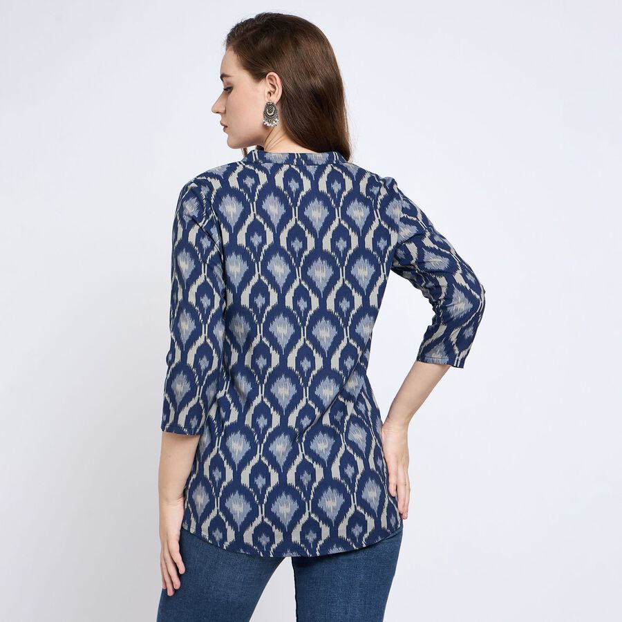 Ladies' Kurta, Navy Blue, large image number null