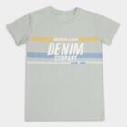 Boys' Half Sleeves T-Shirt , हल्का हरा, small image number null