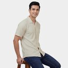 Men's White Classic Casual Shirt, White, small