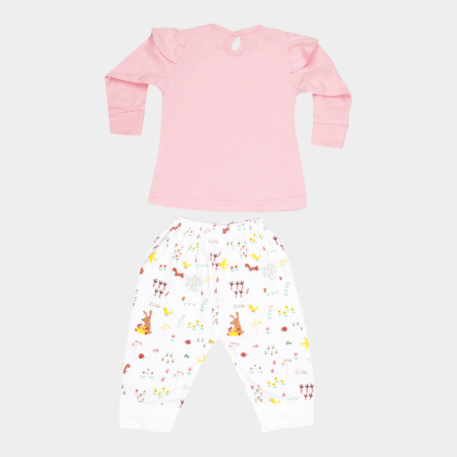 Infants Cotton Hipster Set, Light Pink, large image number null