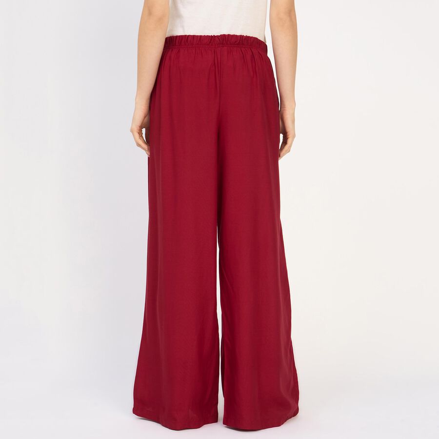 Ladies' Palazzos, मरून, large image number null