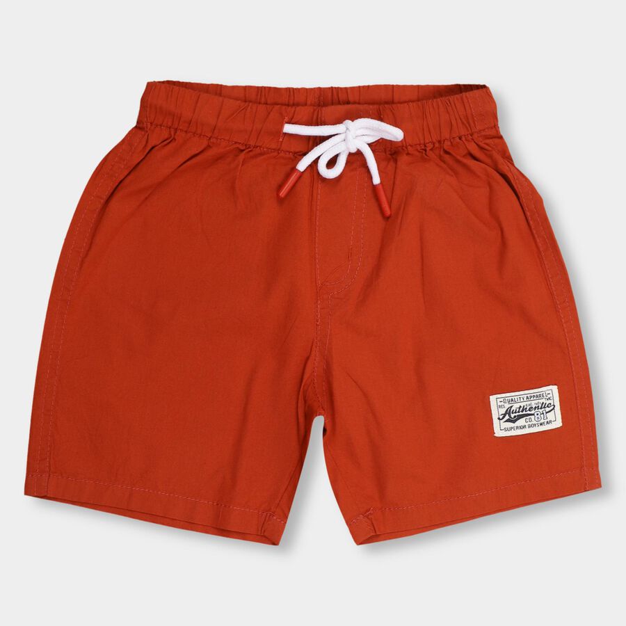 Boys' 100% Cotton Bermudas , Rust, large image number null