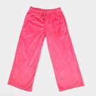 Girls Fuchsia Straight Fit Winter Pyjama, रानी (फ्यूशिया), small