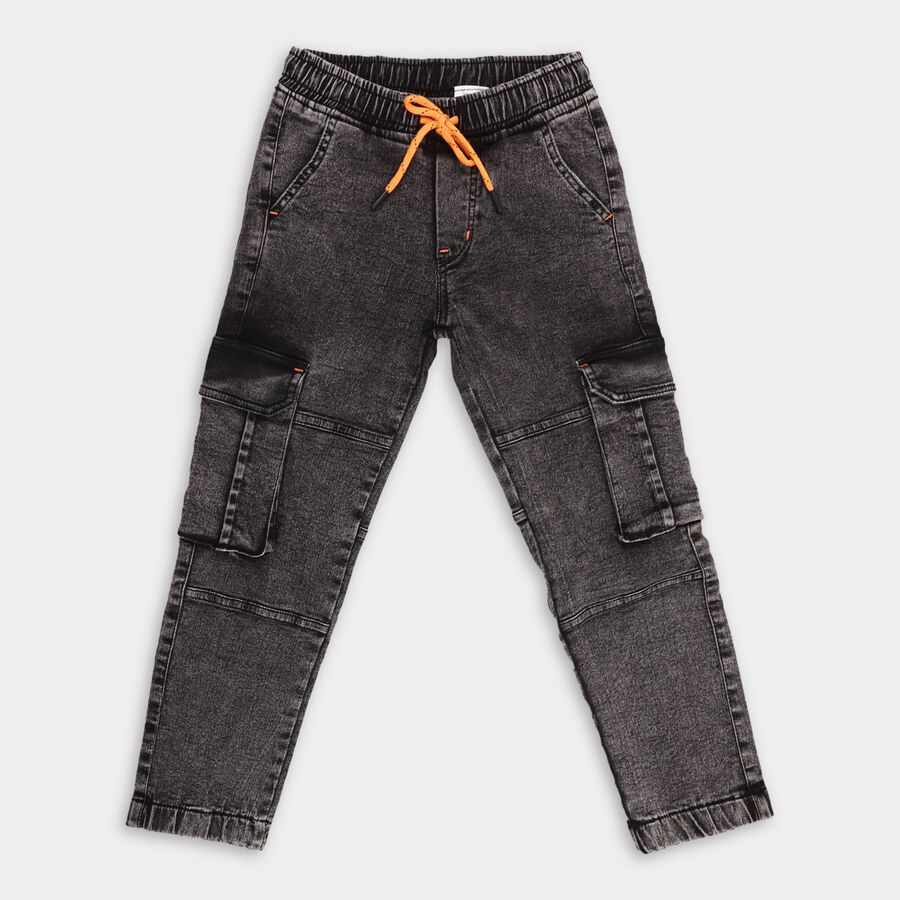 Boys' Jeans , काला, large image number null