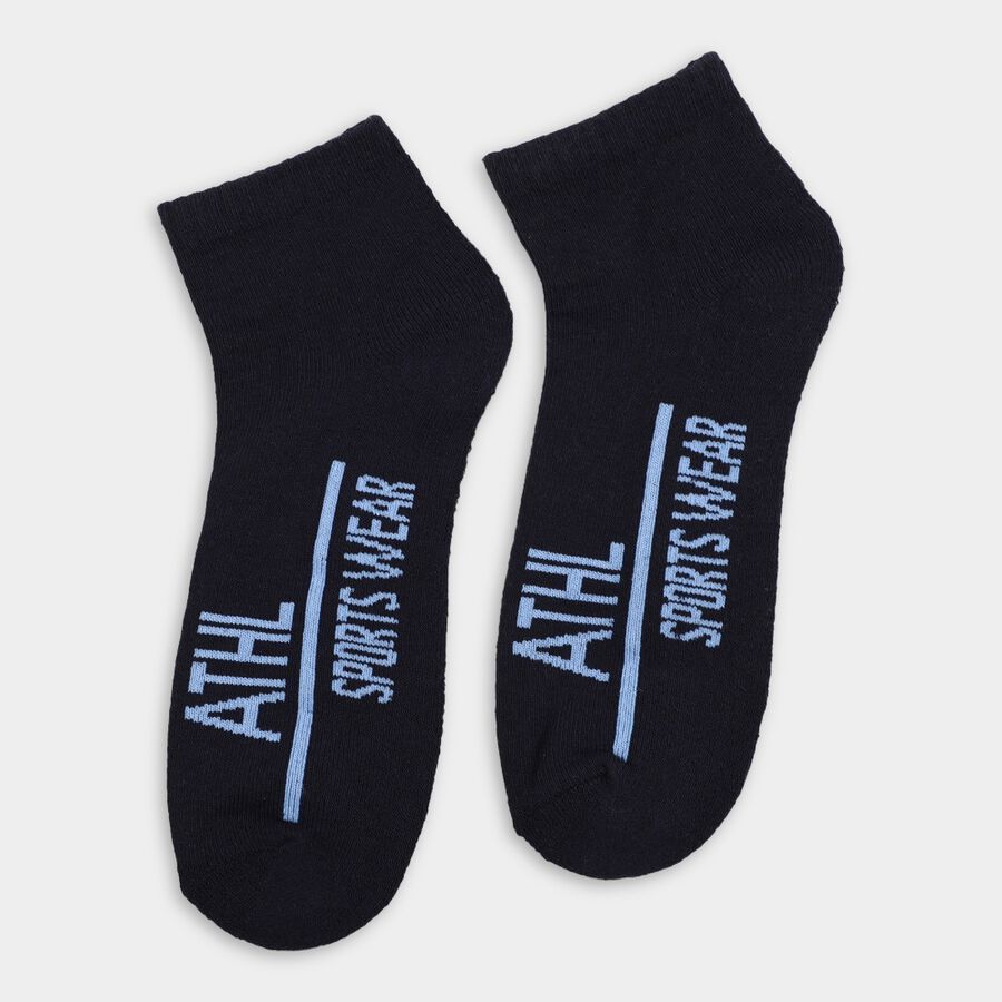 Men's Socks (Pack of 3), चारकोल, large image number null