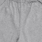 Boys Cotton Blend Bermuda Shorts, Melange Light Grey, small