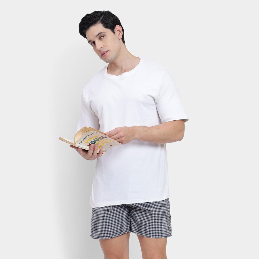 Men's Boxers, White, large