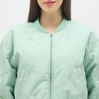 Women's Light Sage Green Baseball Casual Jacket, हल्का हरा, small image number null