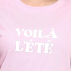 Ladies' Round Neck T-Shirt , लाइलेक, small image number null